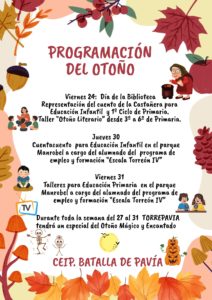 Talleres y Cuentacuentos para Educación Primaria e Infantil del AMPA CEIP Batalla de Pavía