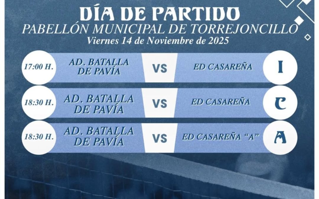 Este fin de semana el AD Batalla de Pavía juega en casa