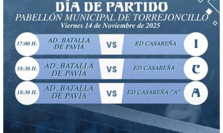 Este fin de semana el AD Batalla de Pavía juega en casa