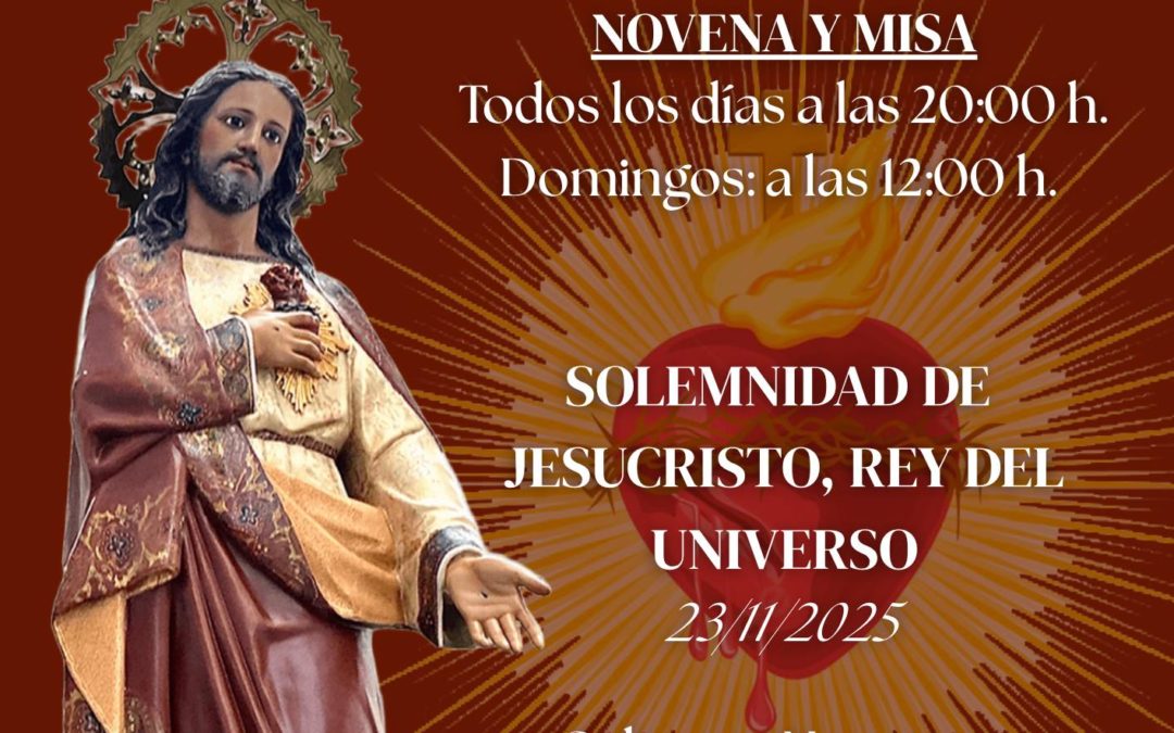 𝐍𝐎𝐕𝐄𝐍𝐀𝐑𝐈𝐎 𝐄𝐍 𝐇𝐎𝐍𝐎𝐑 𝐀𝐋 𝐒𝐀𝐆𝐑𝐀𝐃𝐎 𝐂𝐎𝐑𝐀𝐙𝐎́𝐍 𝐃𝐄 𝐉𝐄𝐒𝐔́𝐒