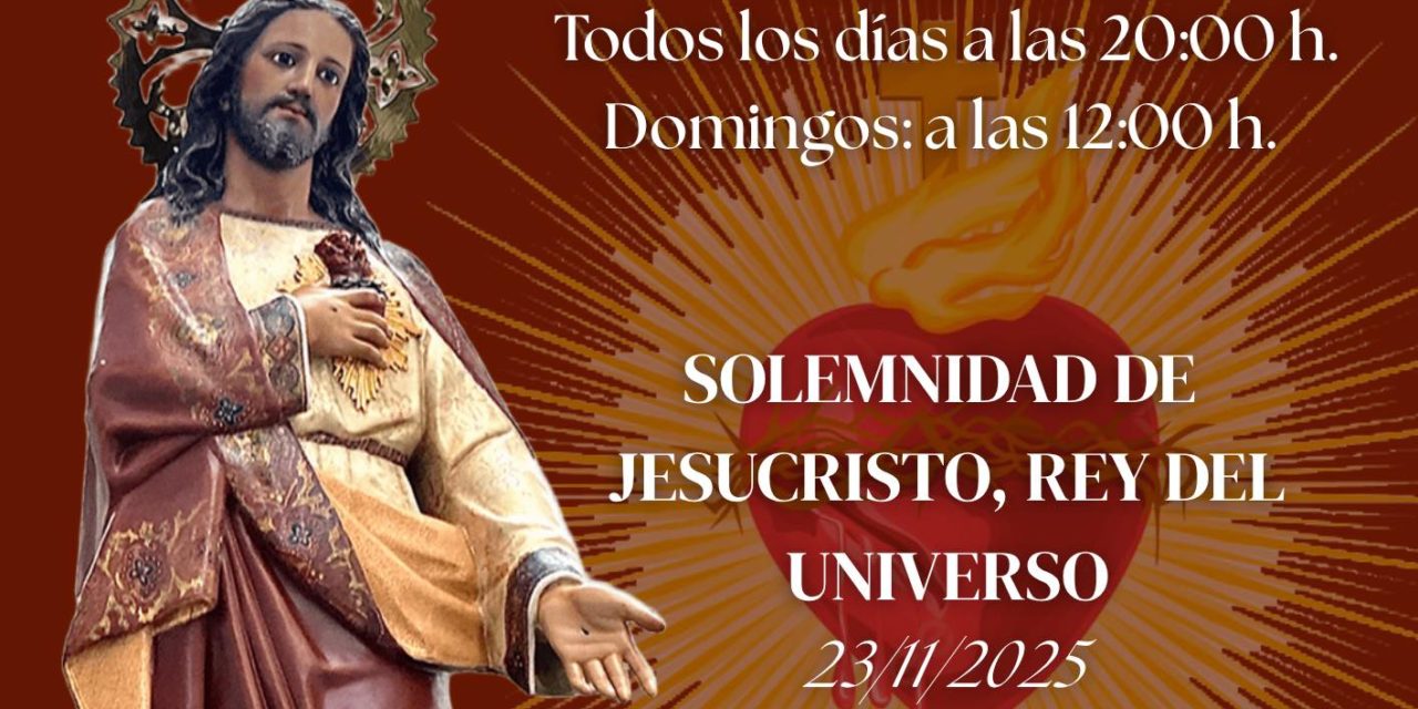 𝐍𝐎𝐕𝐄𝐍𝐀𝐑𝐈𝐎 𝐄𝐍 𝐇𝐎𝐍𝐎𝐑 𝐀𝐋 𝐒𝐀𝐆𝐑𝐀𝐃𝐎 𝐂𝐎𝐑𝐀𝐙𝐎́𝐍 𝐃𝐄 𝐉𝐄𝐒𝐔́𝐒