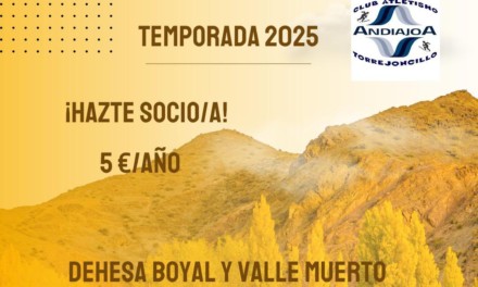Ruta de senderismo y corriendo del Club Atletismo Andiajoa Torrejoncillo Dehesa boyal – Valle muerto