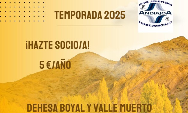 Ruta de senderismo y corriendo del Club Atletismo Andiajoa Torrejoncillo Dehesa boyal – Valle muerto