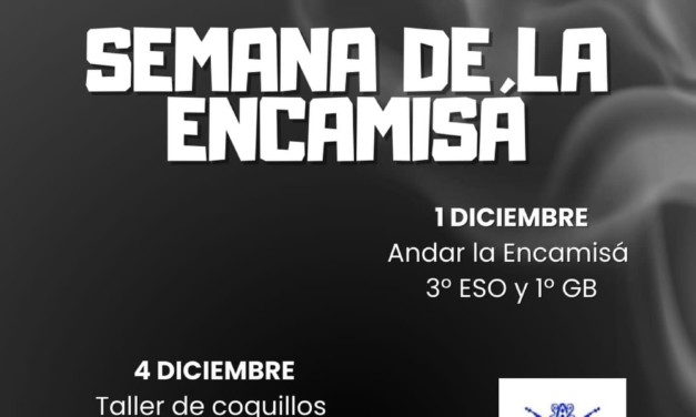 Semana de la Encamisá en el IESO Vía Dalmacia