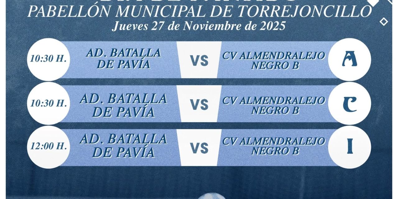 Hoy jueves nueva jornada de liga del AD Batalla de Pavía