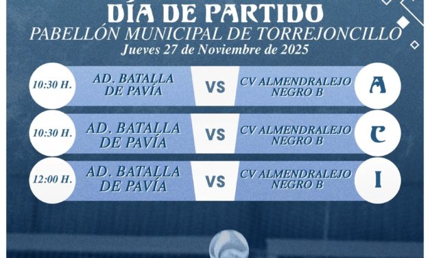 Hoy jueves nueva jornada de liga del AD Batalla de Pavía
