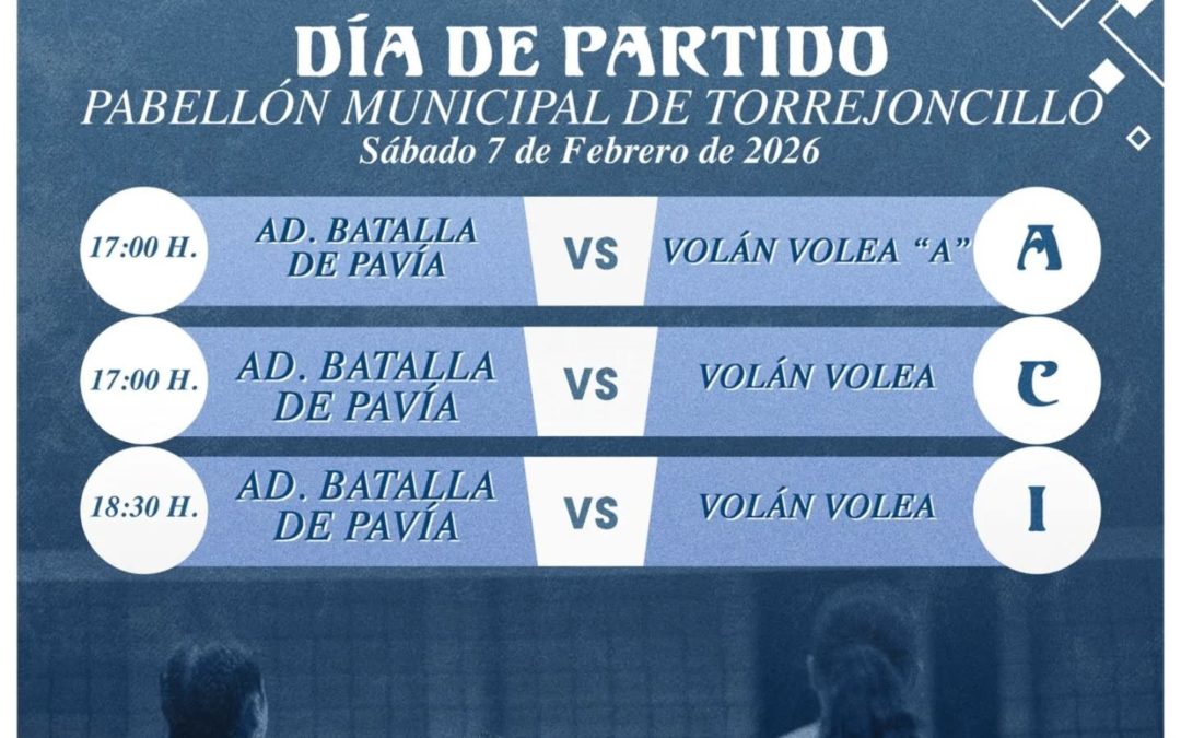 Sábado de Voley del AD Batalla de Pavía