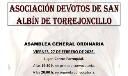 Asamblea General de la Asociación Devotos de San Albin