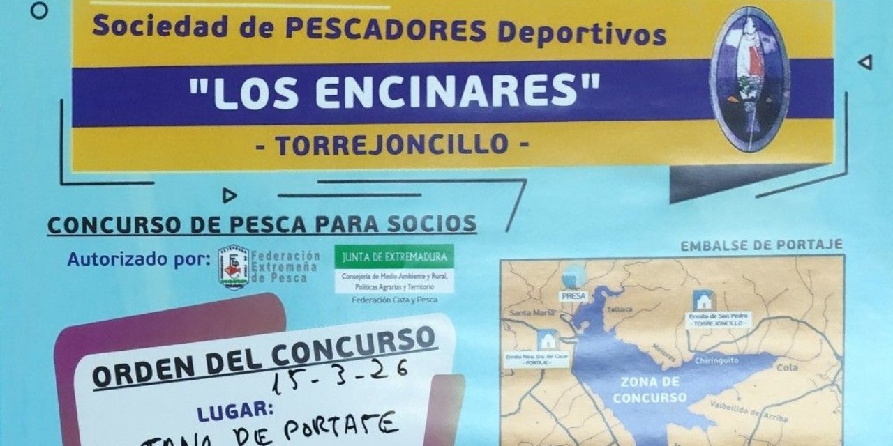 Primer Concurso de Pesca del 2026 de la Sociedad de Pescadores Los Encinares