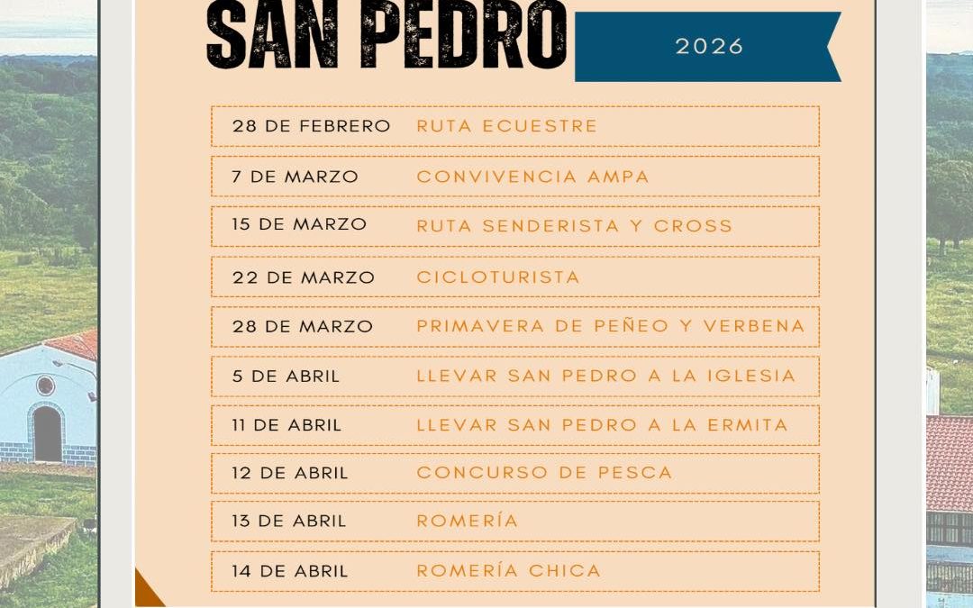 Primavera en San Pedro 2026
