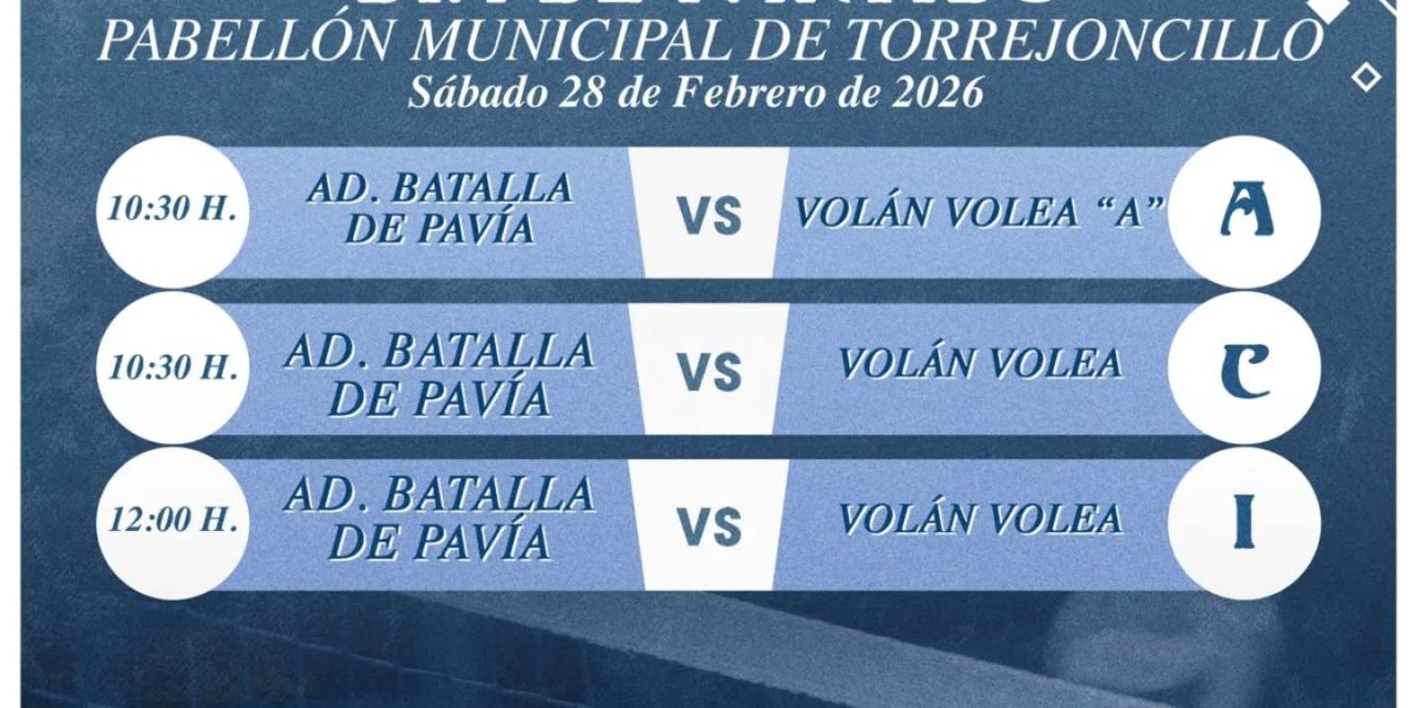Jornada del AD Batalla de Pavía este fin de semana