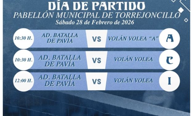 Jornada del AD Batalla de Pavía este fin de semana