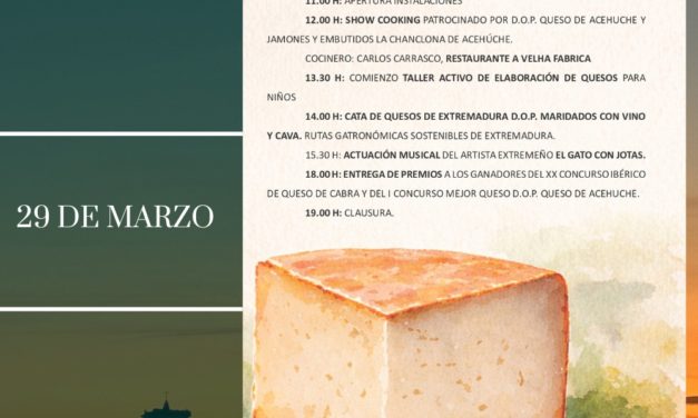 Acehúche celebra este fin de semana la vigésima edición de su Feria Ibérica del Queso de Cabra