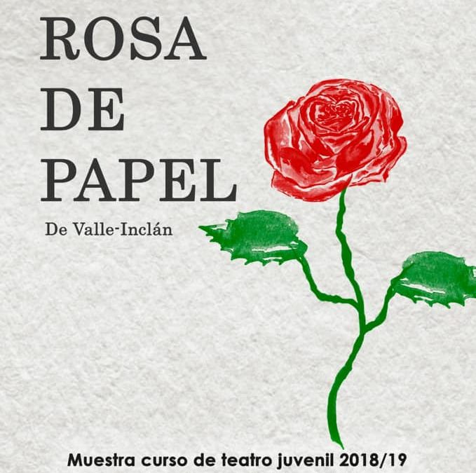 La rosa de papel