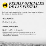 Ya sabemos las fechas de las fiestas taurinas de Torrejoncillo y Valdencin