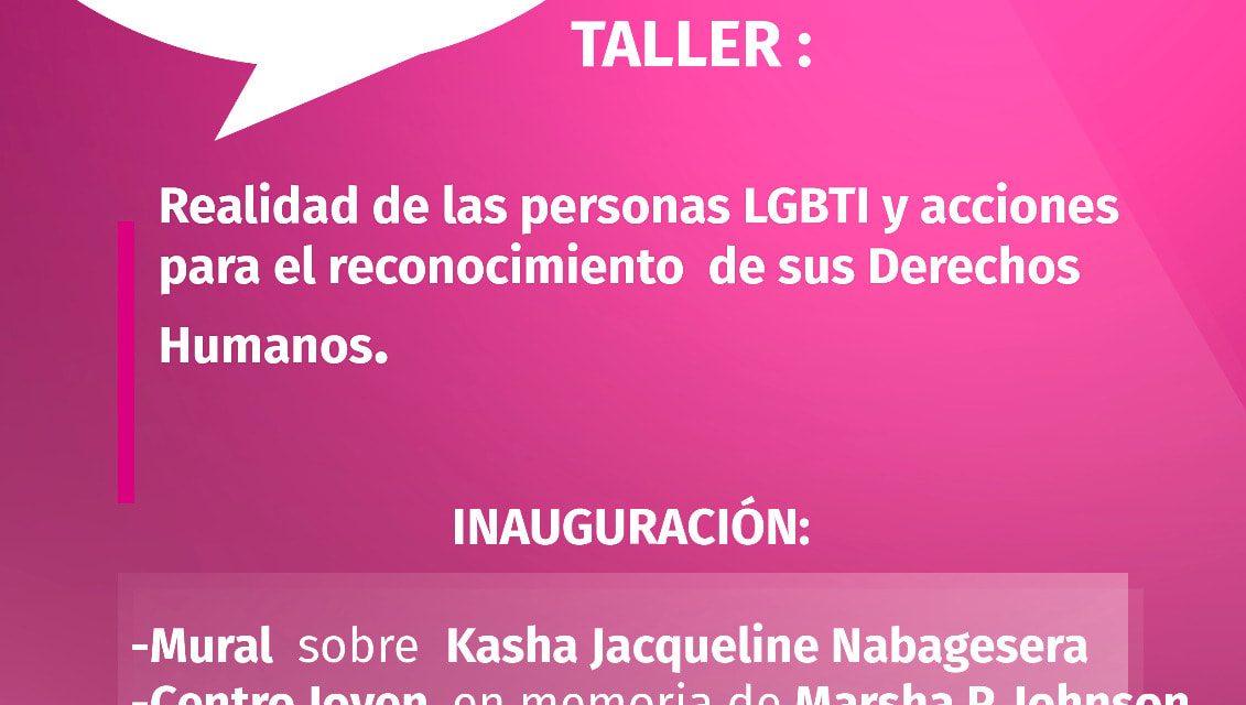 Actividades con motivo de la Semana del Orgullo LGBTI