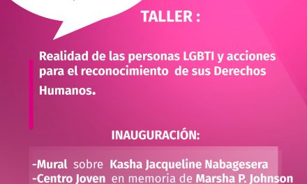 Actividades con motivo de la Semana del Orgullo LGBTI