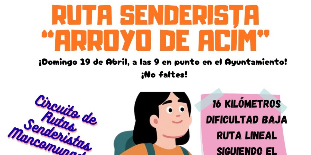 RUTA SENDERISTA “ARROYO DE ACIM”