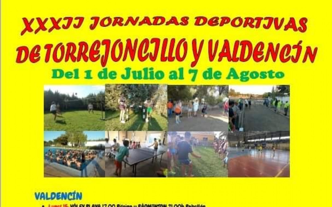 XXXll Jornadas Deportivas de Torrejoncillo y Valdencin