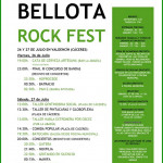 Horarios del Bellota Rock Fest