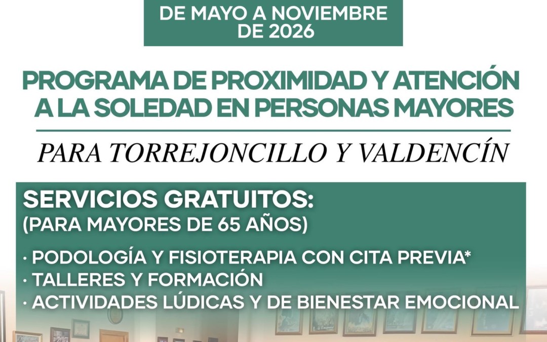 PROGRAMA DE PROXIMIDAD Y ATENCIÓN A LA SOLEDAD EN PERSONAS MAYORES