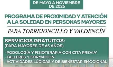 PROGRAMA DE PROXIMIDAD Y ATENCIÓN A LA SOLEDAD EN PERSONAS MAYORES