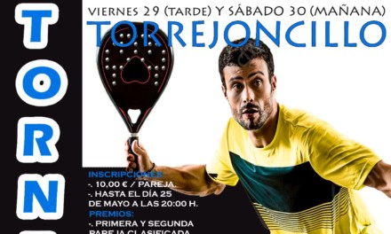 Torneo de Padel organizado por el AD Torrejoncillo