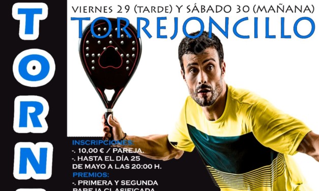 Torneo de Padel organizado por el AD Torrejoncillo