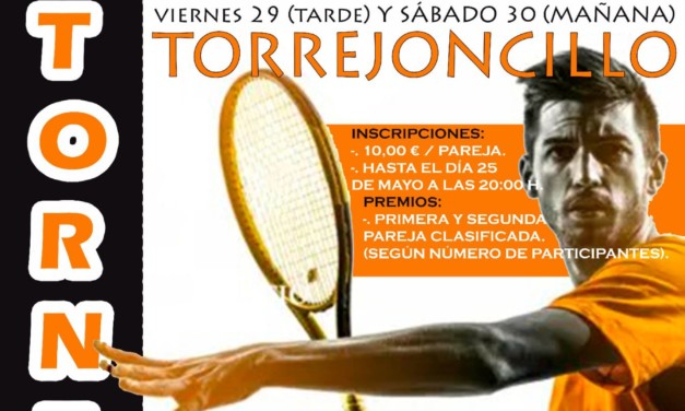 Torneo de Tenis organizado por el AD Torrejoncillo dentro de la I Convivencia Deportiva de Torrejoncillo