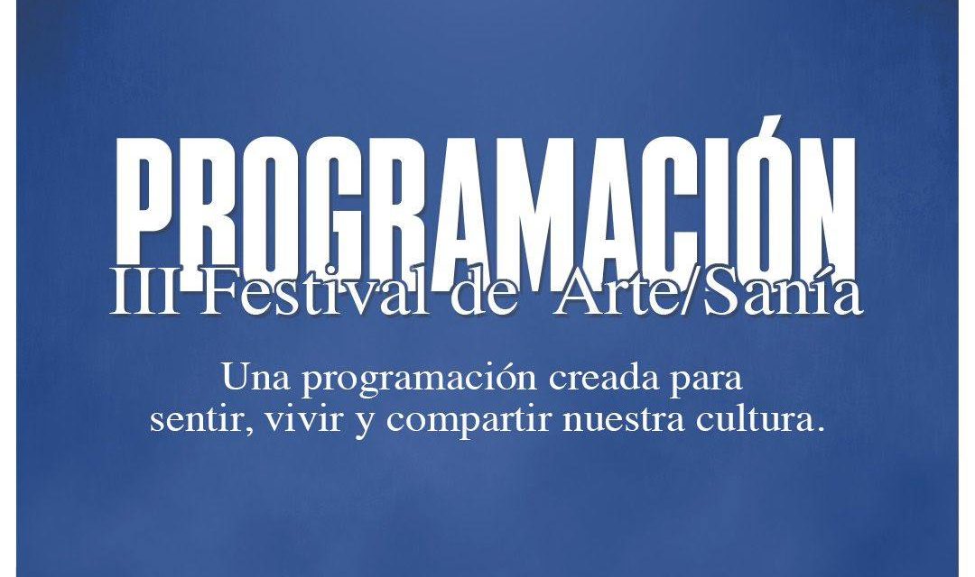 Programa III Festival de ARTE-SANÍA
