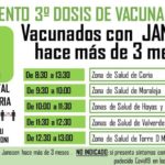 LLAMAMIENTO 3ª DOSIS VACUNA COVID-19 JANSSEN Y PFIZER
