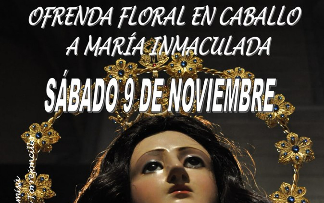 Ofrenda Floral a Caballo a María Inmaculada 2019