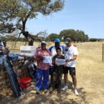 La pareja formada por Julián y Jesús ganan el concurso por parejas de la Sociedad de Pescadores Los Encinares