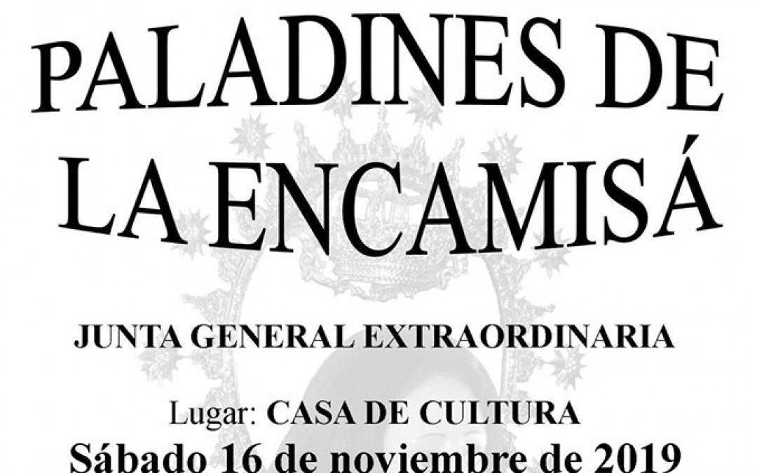 Junta General Ordinaria de Paladines de La Encamisá