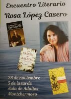 Encuentro Literario con Rosa López Casero en Montehermoso