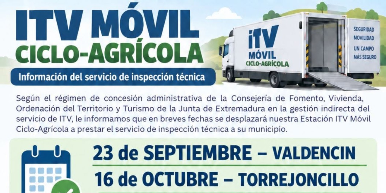 CITA SERVICIO DE ITV VALDENCIN Y TORREJONCILLO