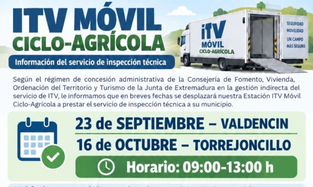 CITA SERVICIO DE ITV VALDENCIN Y TORREJONCILLO