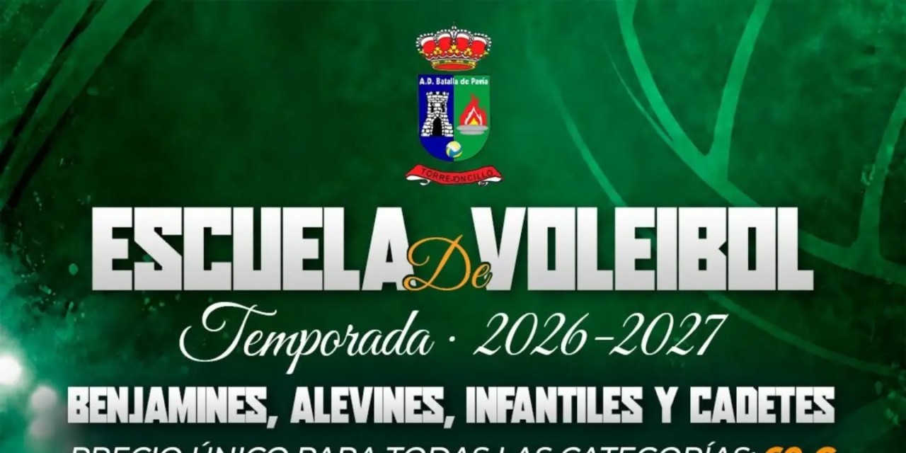 Abierto el plazo de inscripciones para la escuela de voleibol