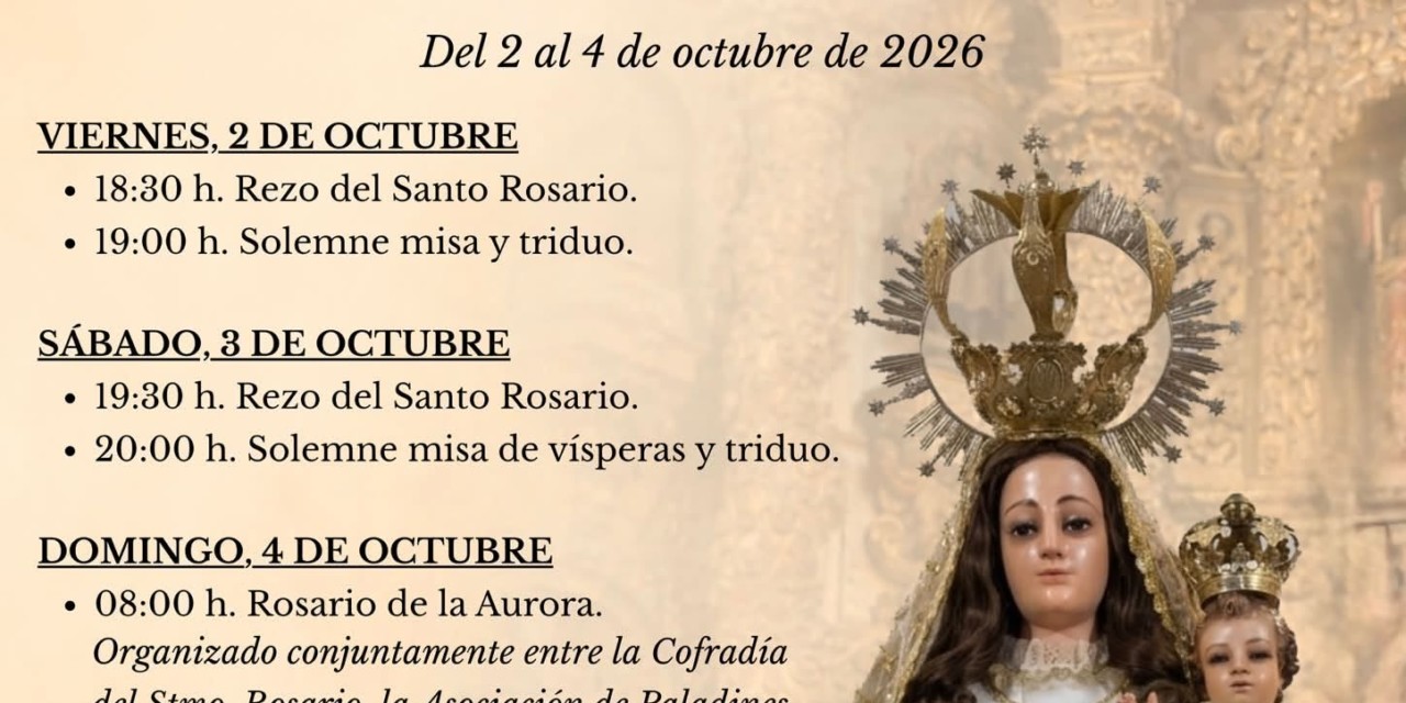 Solemne Triduo Nuestra Señora del Santisimo Rosario de Torrejoncillo