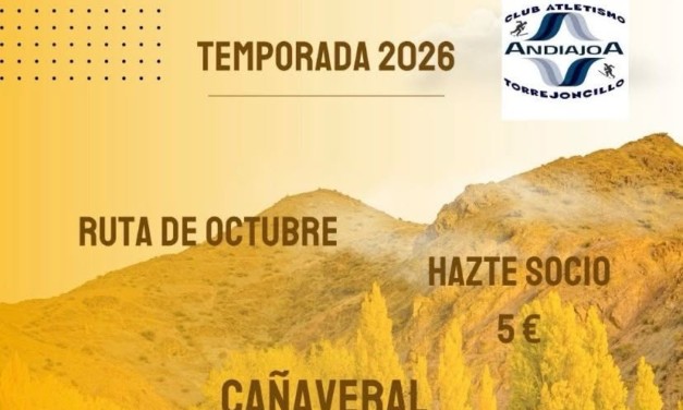 Temporada de rutas senderistas del Club Atletismo Andiajoa Torrejoncillo