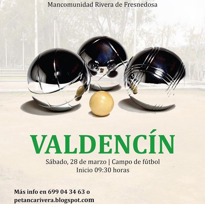 Valdencín recibe el torneo anual de petanca de la Mancomunidad