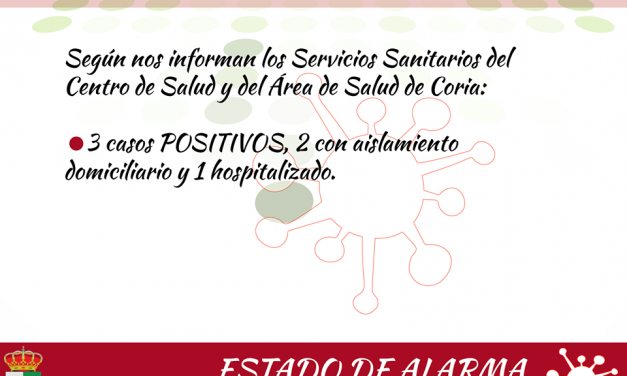 Tercer contagio por coronavirus en Torrejoncillo