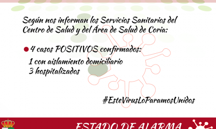 4 caso de coronavirus en Torrejoncillo