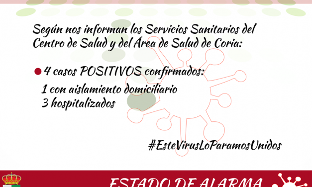 4 caso de coronavirus en Torrejoncillo