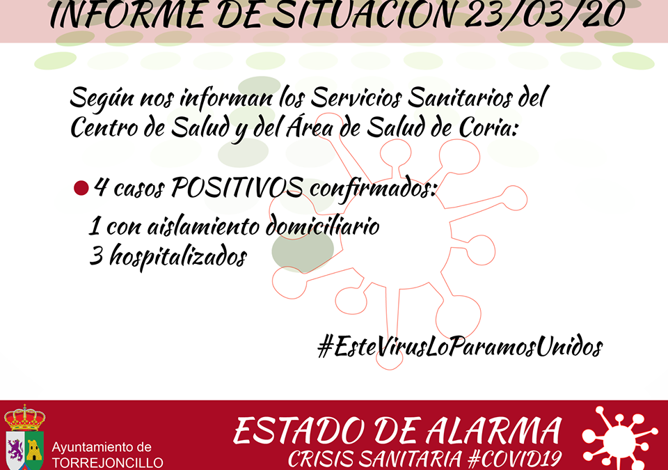 4 caso de coronavirus en Torrejoncillo