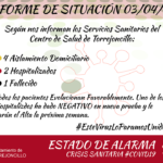 Estado de situación del Covid 19 en Torrejoncillo