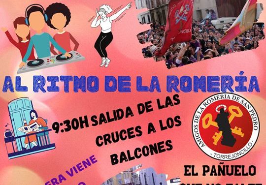 El Morón se une de balcón a balcón para despedir a las cruces