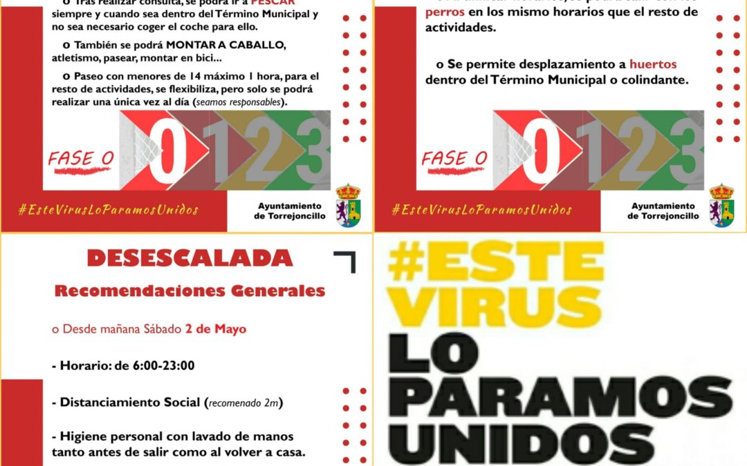 Comienzo de la Fase 0 de Desescalada