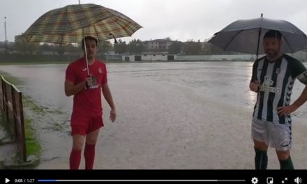 Aplazado el encuentro del AD Torrejoncillo por causa del temporal y mal estado del terreno de juego