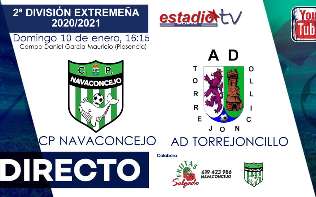 Hoy el AD Torrejoncillo en directo, podras verlo desde casa